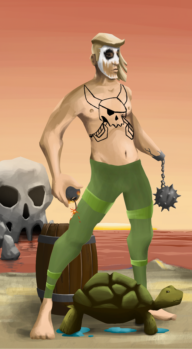 AlgoSeas Pirate #29698 NFT on Algorand