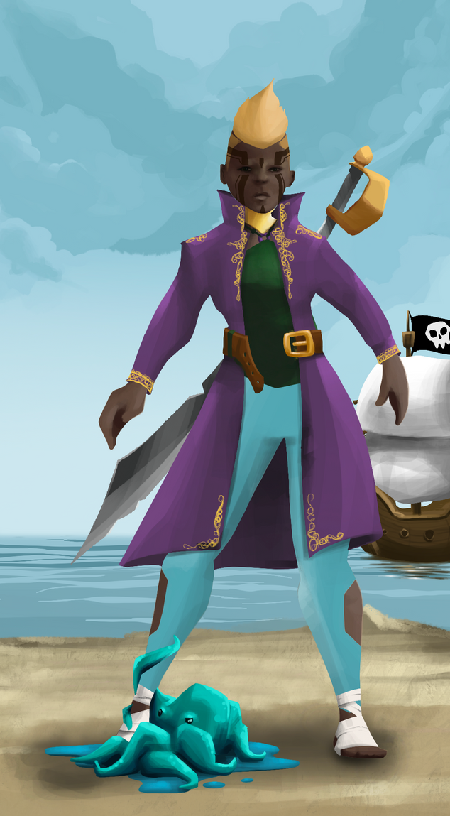 AlgoSeas Pirate #29705 NFT on Algorand