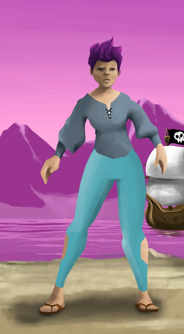 AlgoSeas Pirate #29721 NFT on Algorand