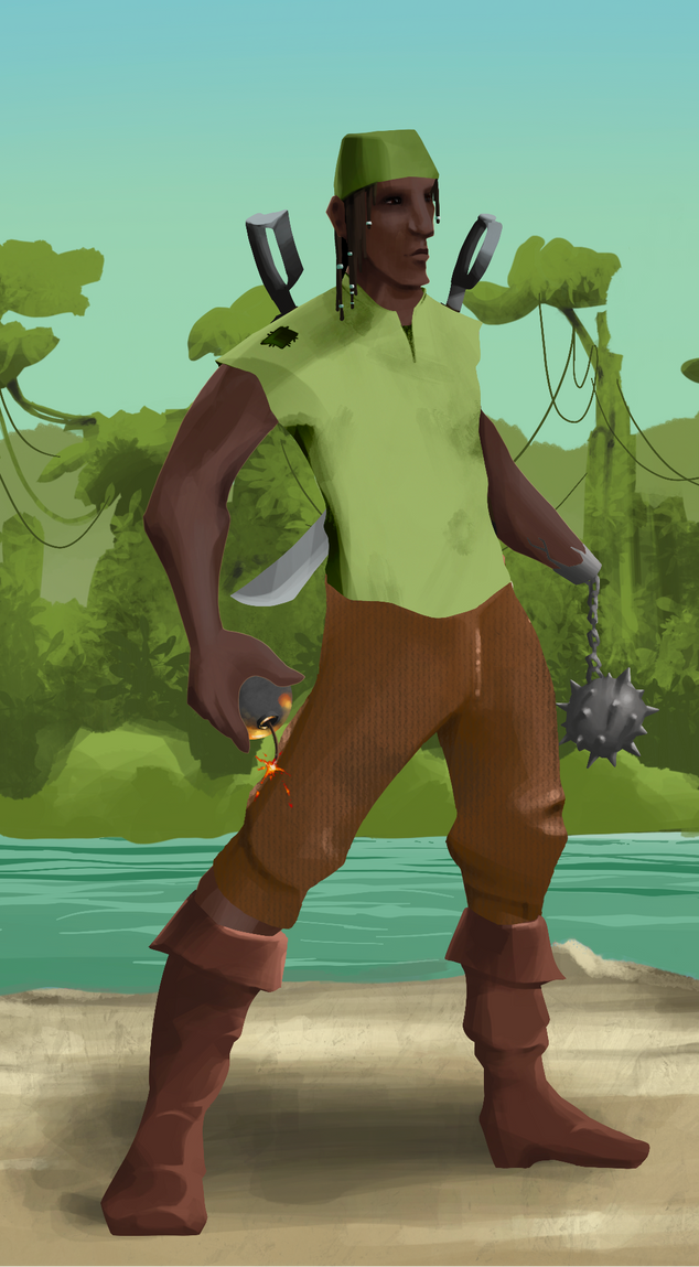 AlgoSeas Pirate #29734 NFT on Algorand