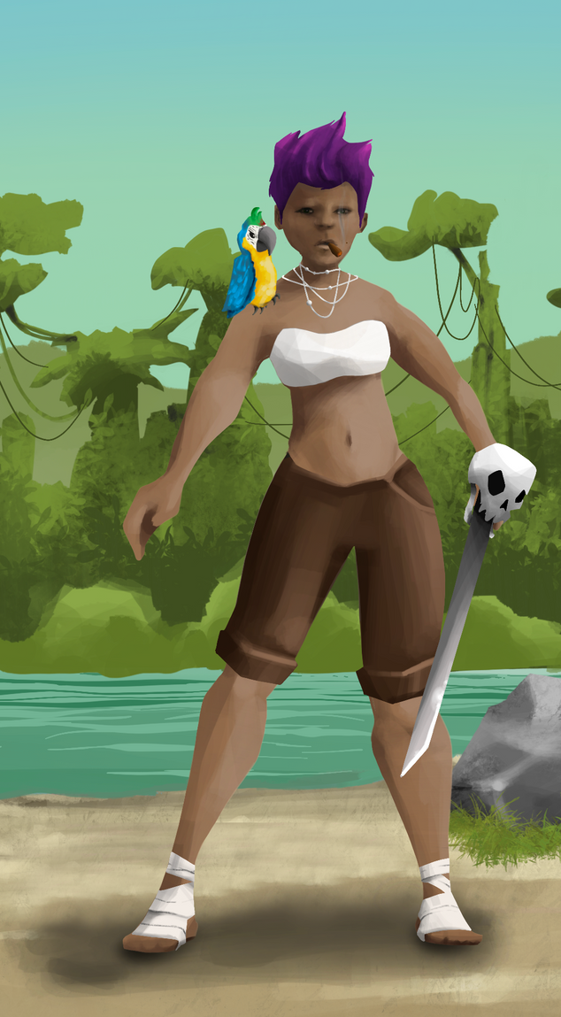 AlgoSeas Pirate #29886 NFT on Algorand