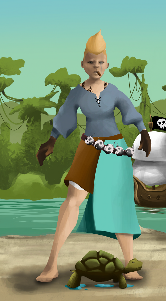 AlgoSeas Pirate #29930 NFT on Algorand