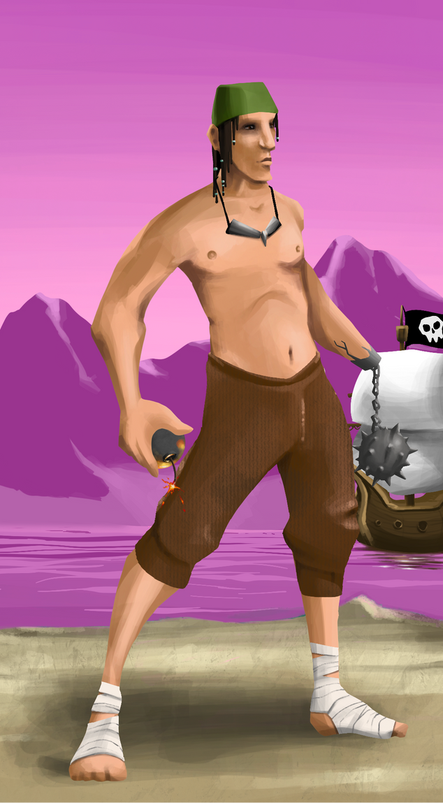 AlgoSeas Pirate #30034 NFT on Algorand