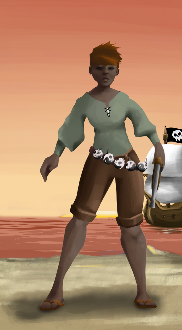 AlgoSeas Pirate #30043 NFT on Algorand