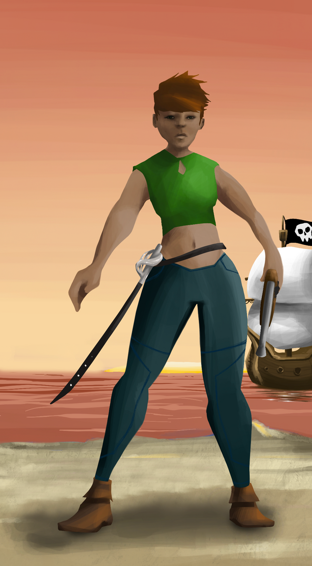 AlgoSeas Pirate #30056 NFT on Algorand