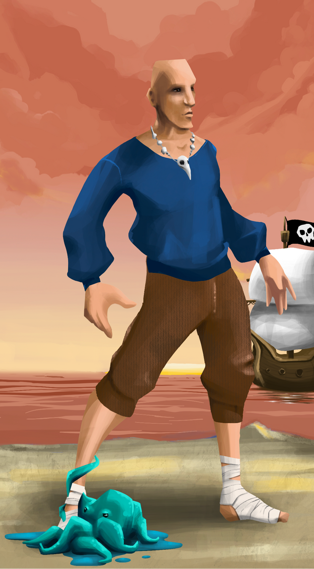 AlgoSeas Pirate #30063 NFT on Algorand