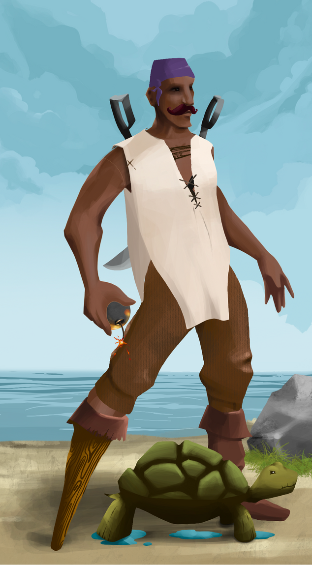 AlgoSeas Pirate #30071 NFT on Algorand