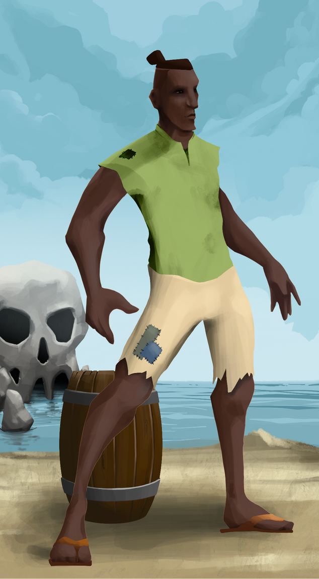 AlgoSeas Pirate #30073 NFT on Algorand