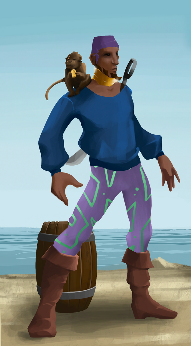 AlgoSeas Pirate #30141 NFT on Algorand