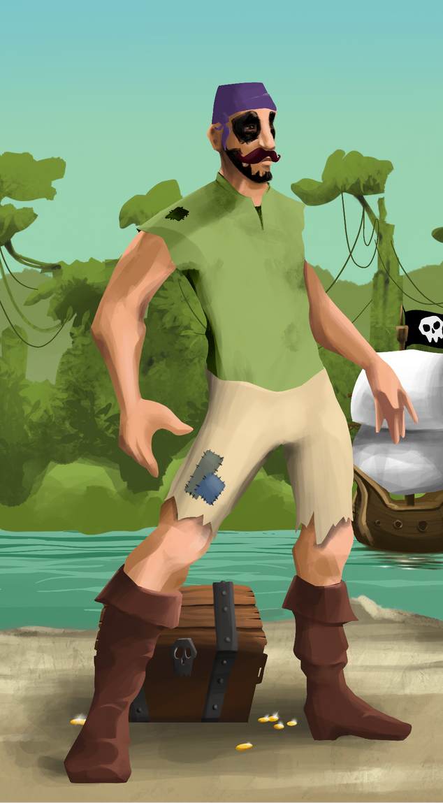 AlgoSeas Pirate #30154 NFT on Algorand