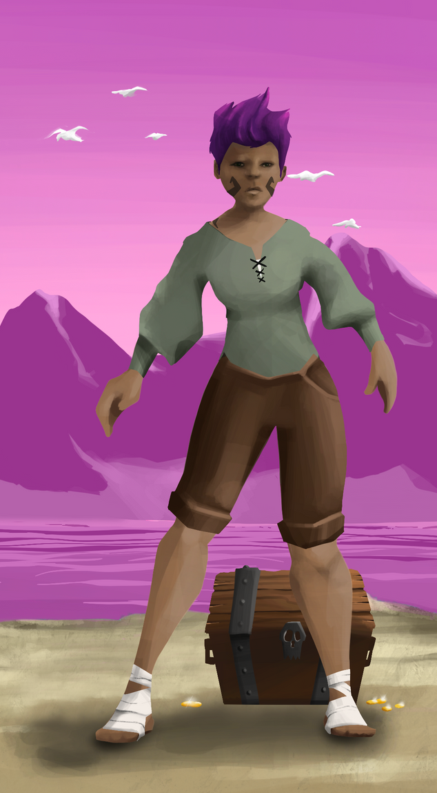 AlgoSeas Pirate #30158 NFT on Algorand