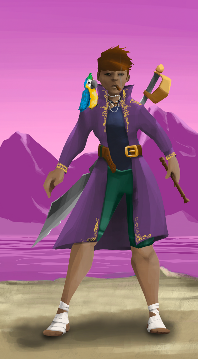 AlgoSeas Pirate #3016 NFT on Algorand