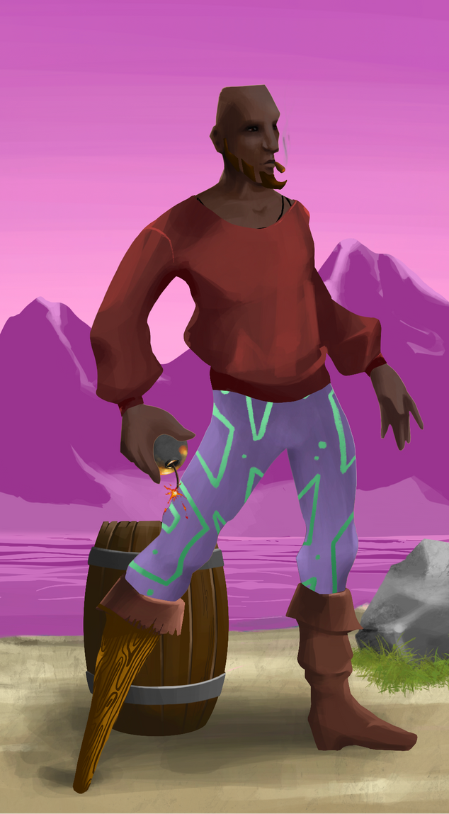 AlgoSeas Pirate #30164 NFT on Algorand