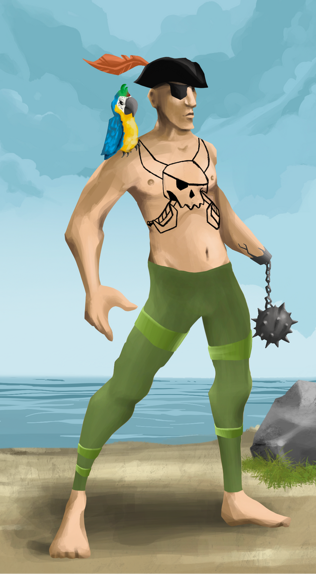 AlgoSeas Pirate #30165 NFT on Algorand