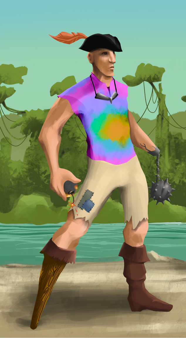 AlgoSeas Pirate #30252 NFT on Algorand