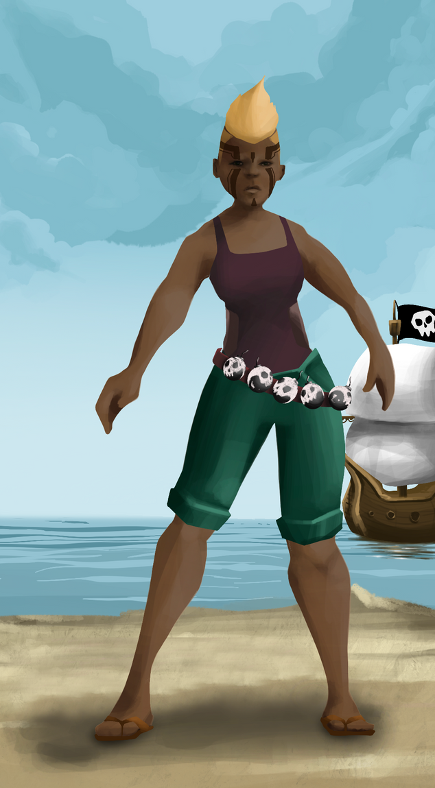 AlgoSeas Pirate #30265 NFT on Algorand