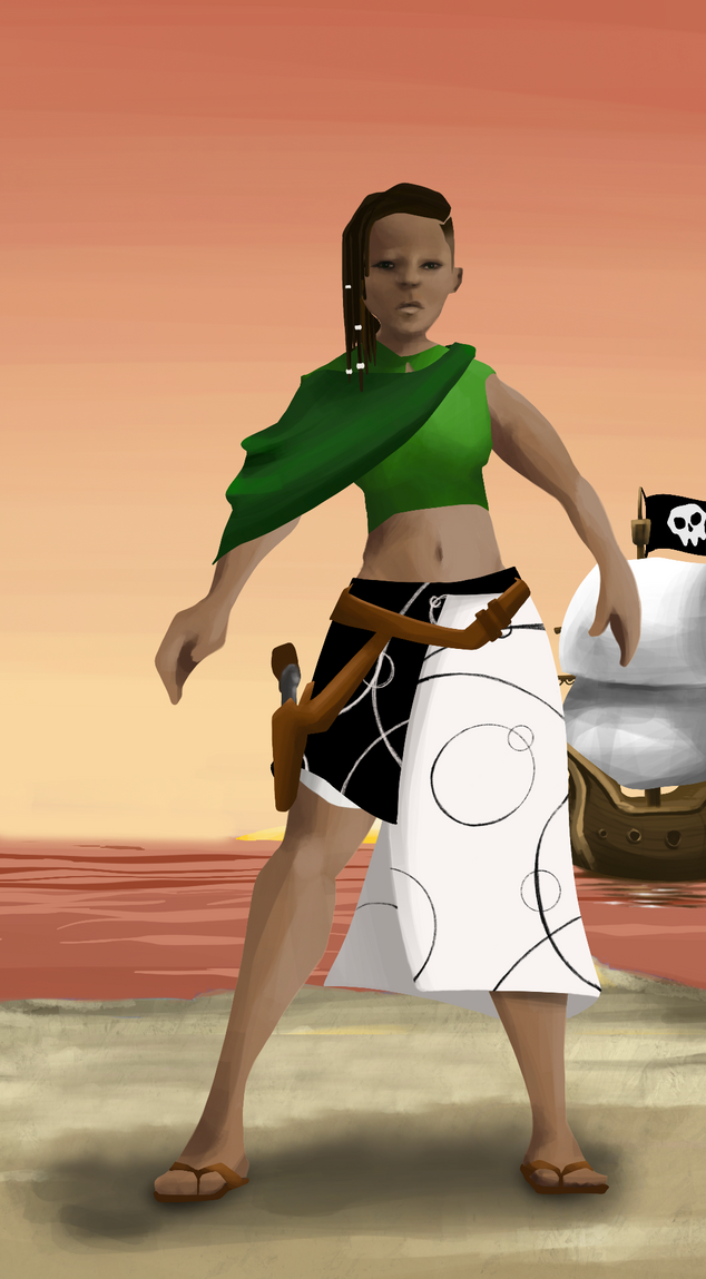 AlgoSeas Pirate #30443 NFT on Algorand