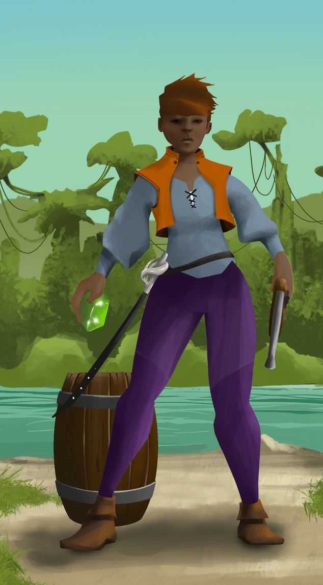 AlgoSeas Pirate #30454 NFT on Algorand