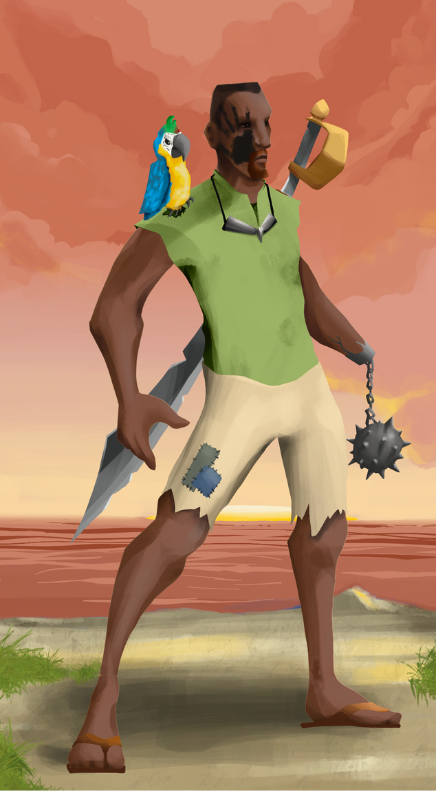 AlgoSeas Pirate #30472 NFT on Algorand