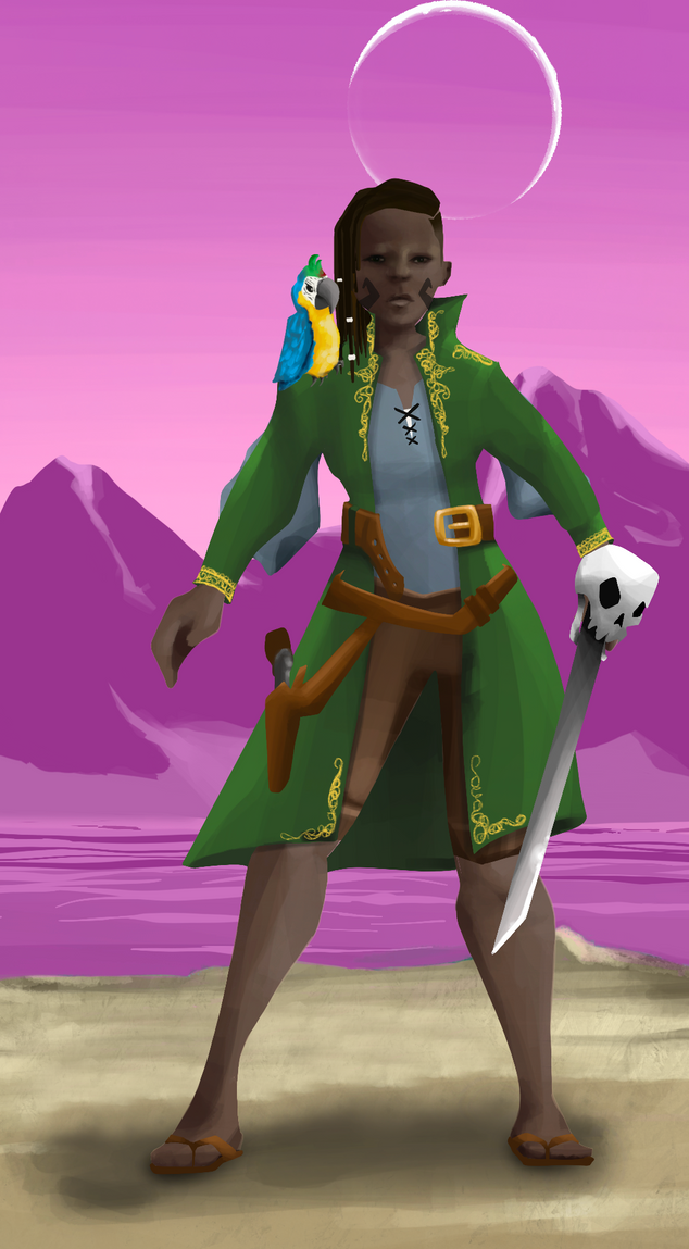 AlgoSeas Pirate #30473 NFT on Algorand