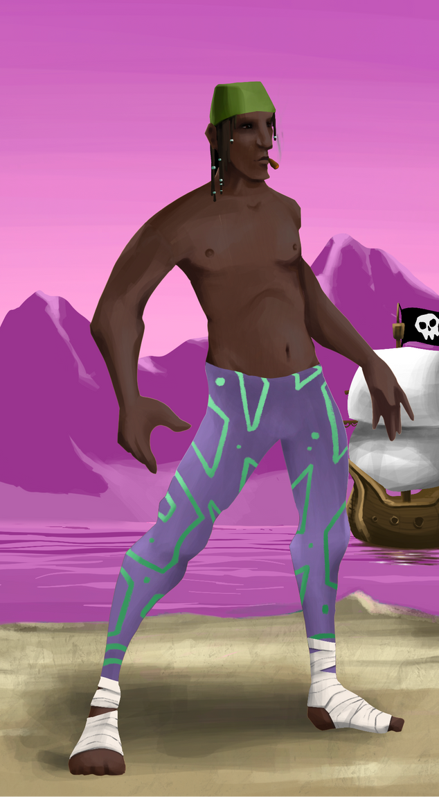 AlgoSeas Pirate #30489 NFT on Algorand