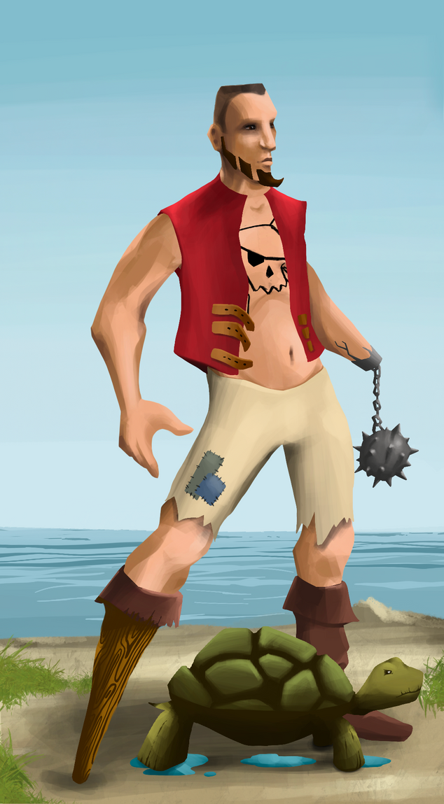 AlgoSeas Pirate #30517 NFT on Algorand