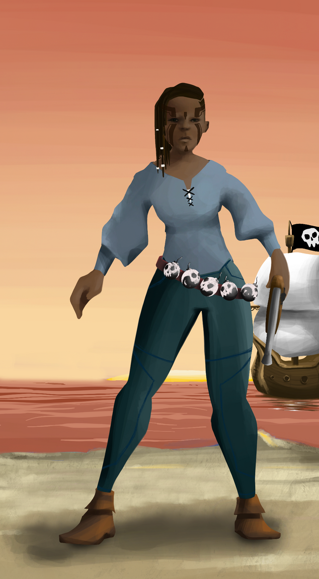 AlgoSeas Pirate #30550 NFT on Algorand