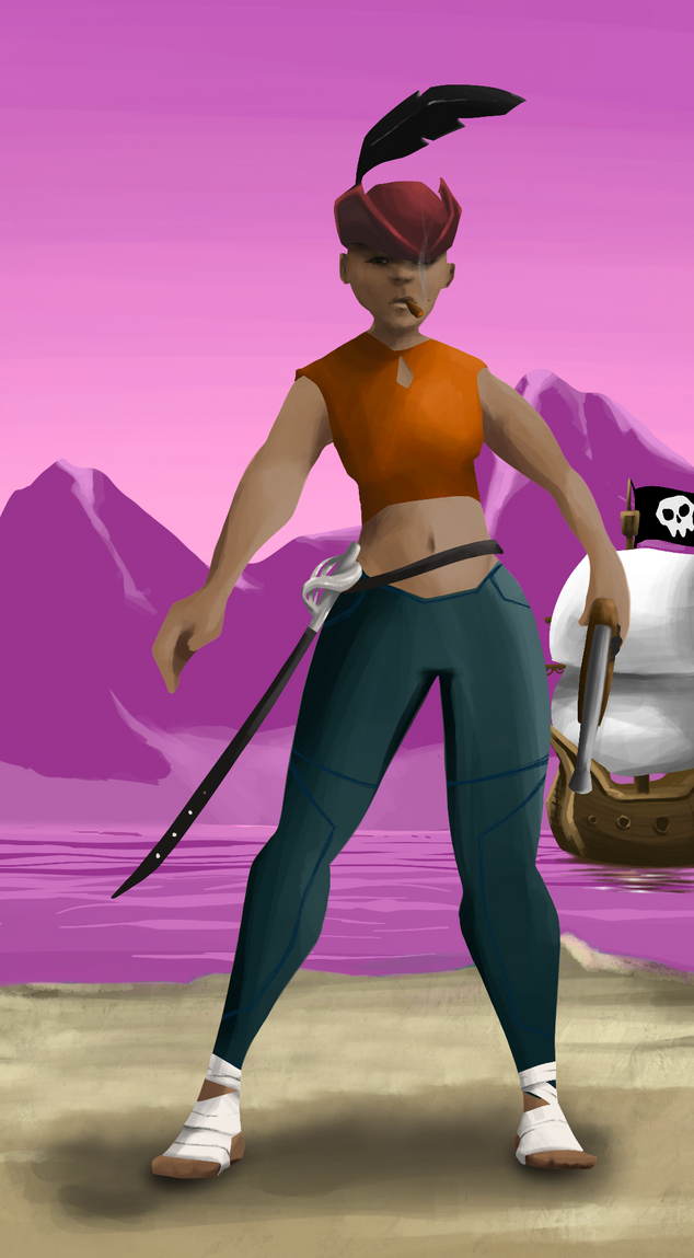 AlgoSeas Pirate #30551 NFT on Algorand