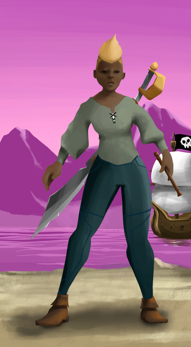 AlgoSeas Pirate #30554 NFT on Algorand