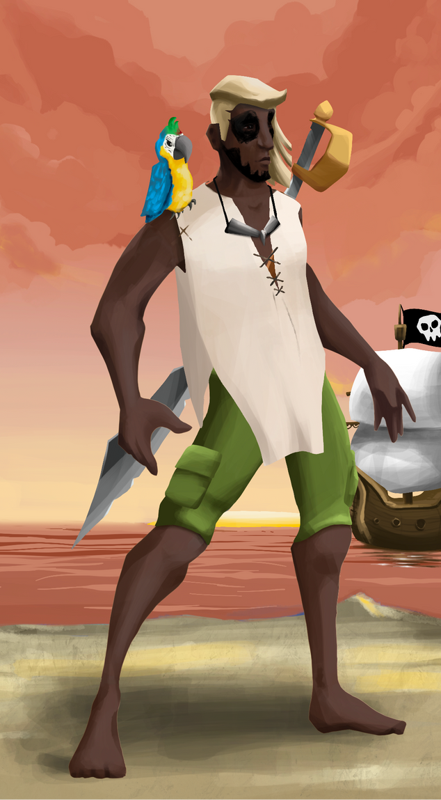 AlgoSeas Pirate #30569 NFT on Algorand