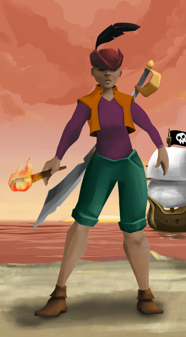 AlgoSeas Pirate #30570 NFT on Algorand