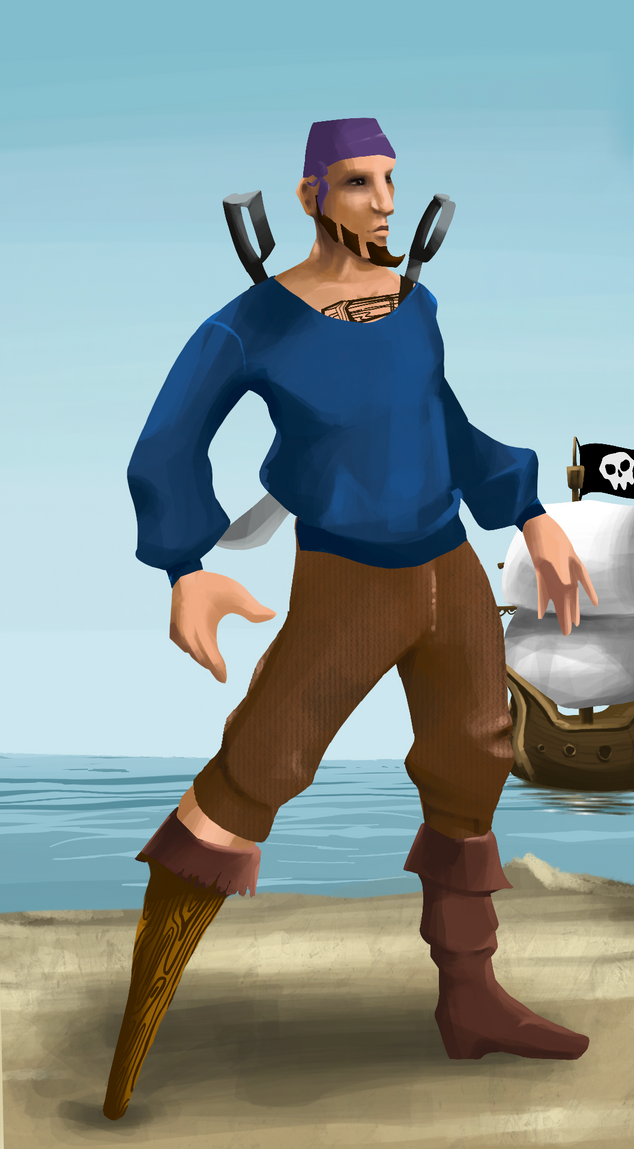 AlgoSeas Pirate #30616 NFT on Algorand