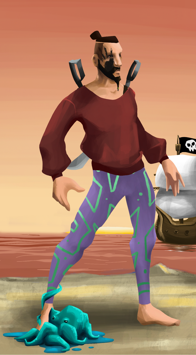 AlgoSeas Pirate #30648 NFT on Algorand