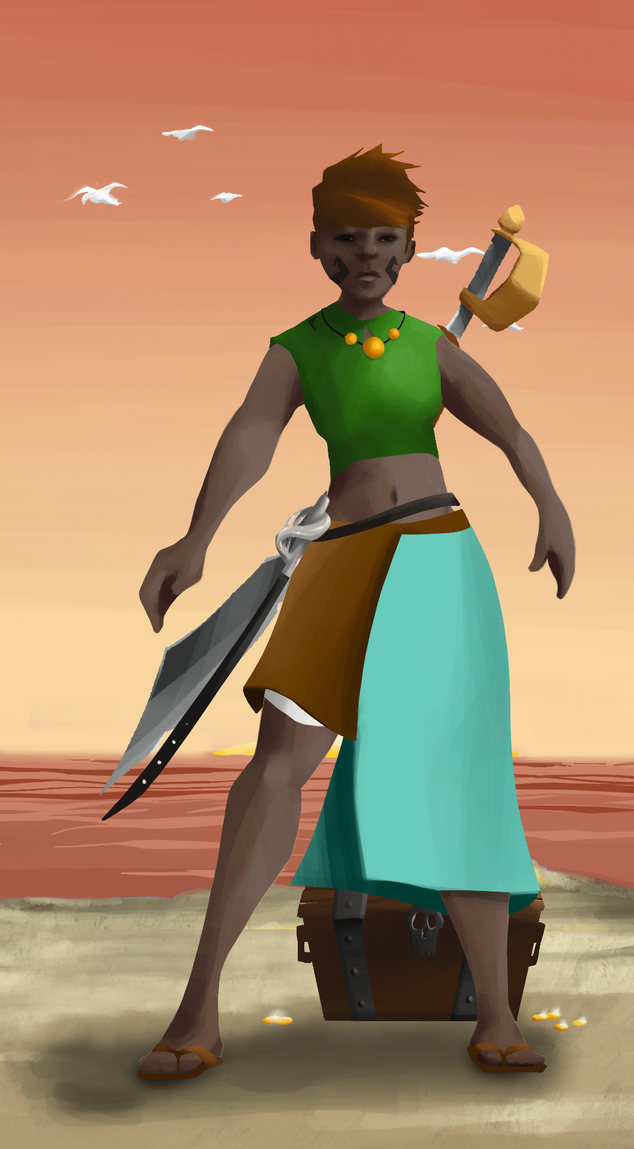 AlgoSeas Pirate #30673 NFT on Algorand