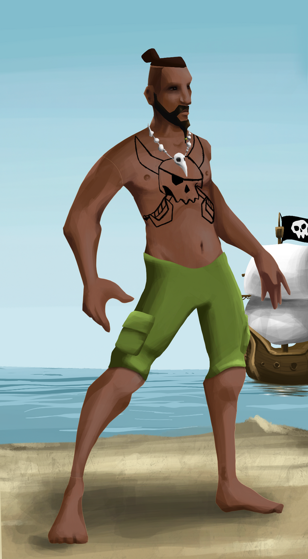 AlgoSeas Pirate #30694 NFT on Algorand