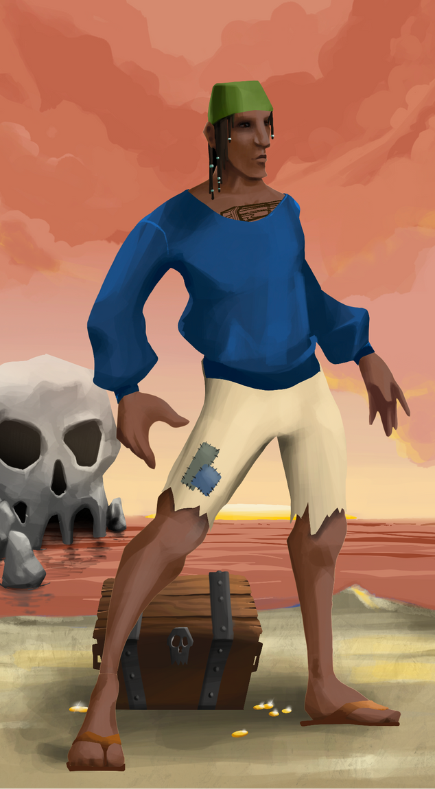 AlgoSeas Pirate #30707 NFT on Algorand