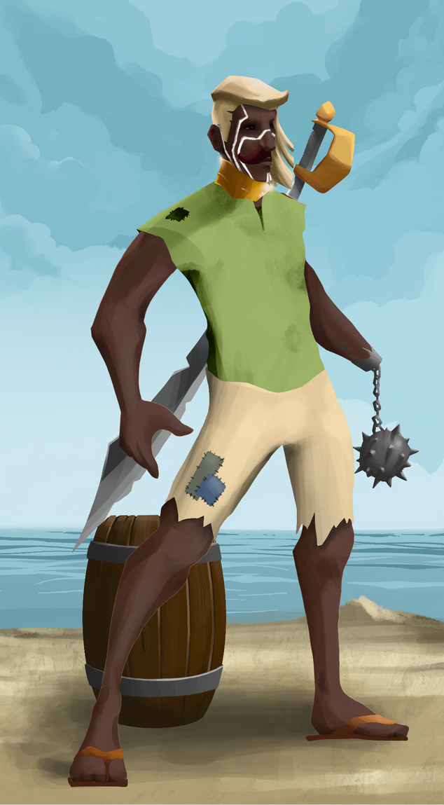 AlgoSeas Pirate #30728 NFT on Algorand