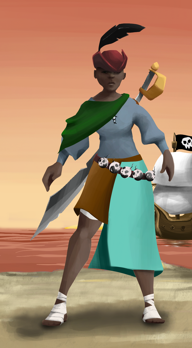 AlgoSeas Pirate #30736 NFT on Algorand