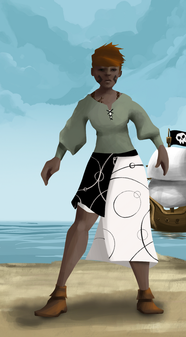 AlgoSeas Pirate #30744 NFT on Algorand