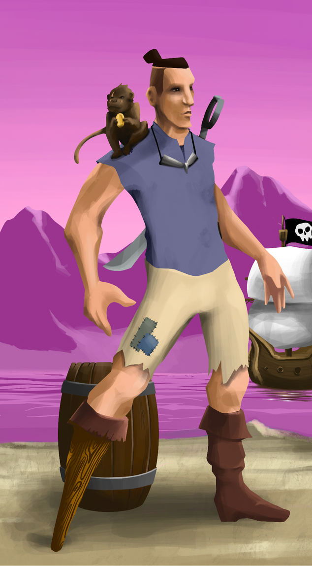 AlgoSeas Pirate #30863 NFT on Algorand