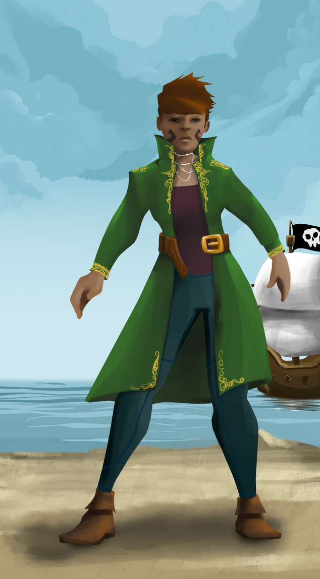 AlgoSeas Pirate #30880 NFT on Algorand