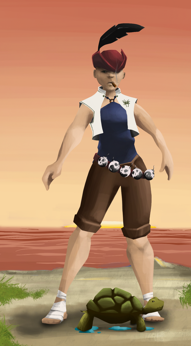 AlgoSeas Pirate #30884 NFT on Algorand