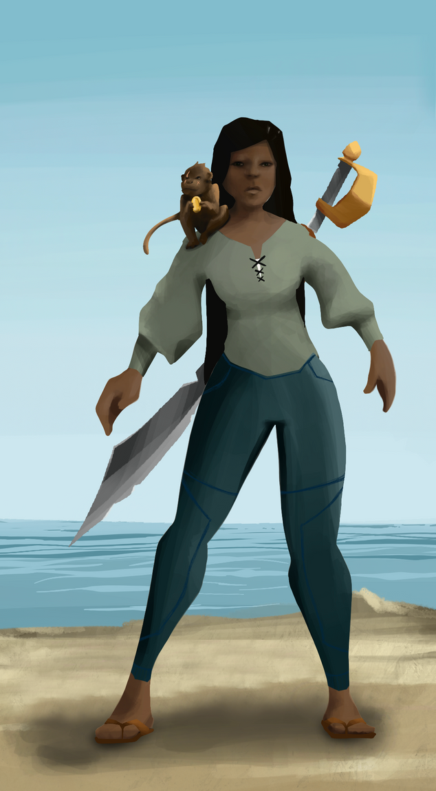 AlgoSeas Pirate #30887 NFT on Algorand