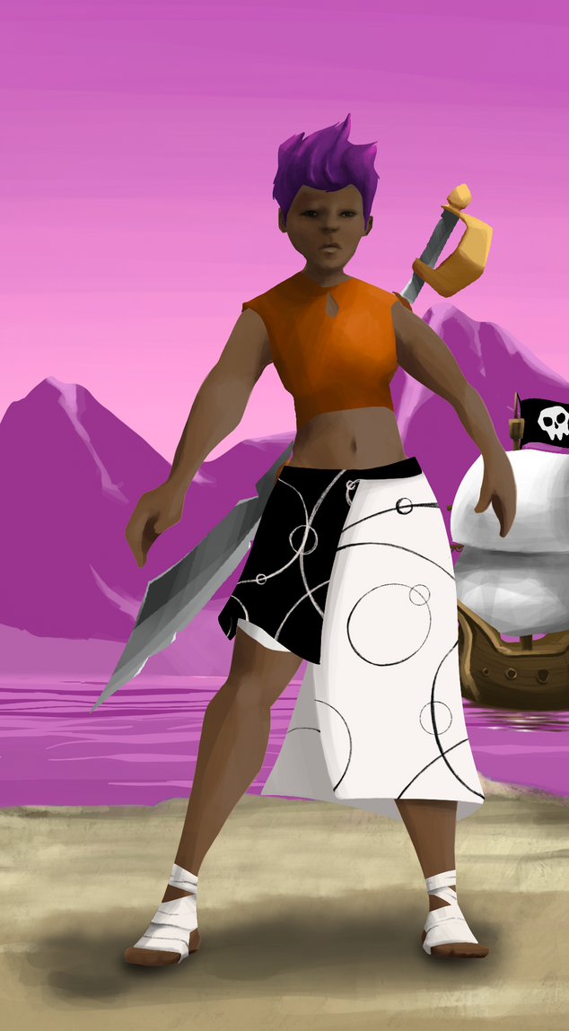 AlgoSeas Pirate #30890 NFT on Algorand