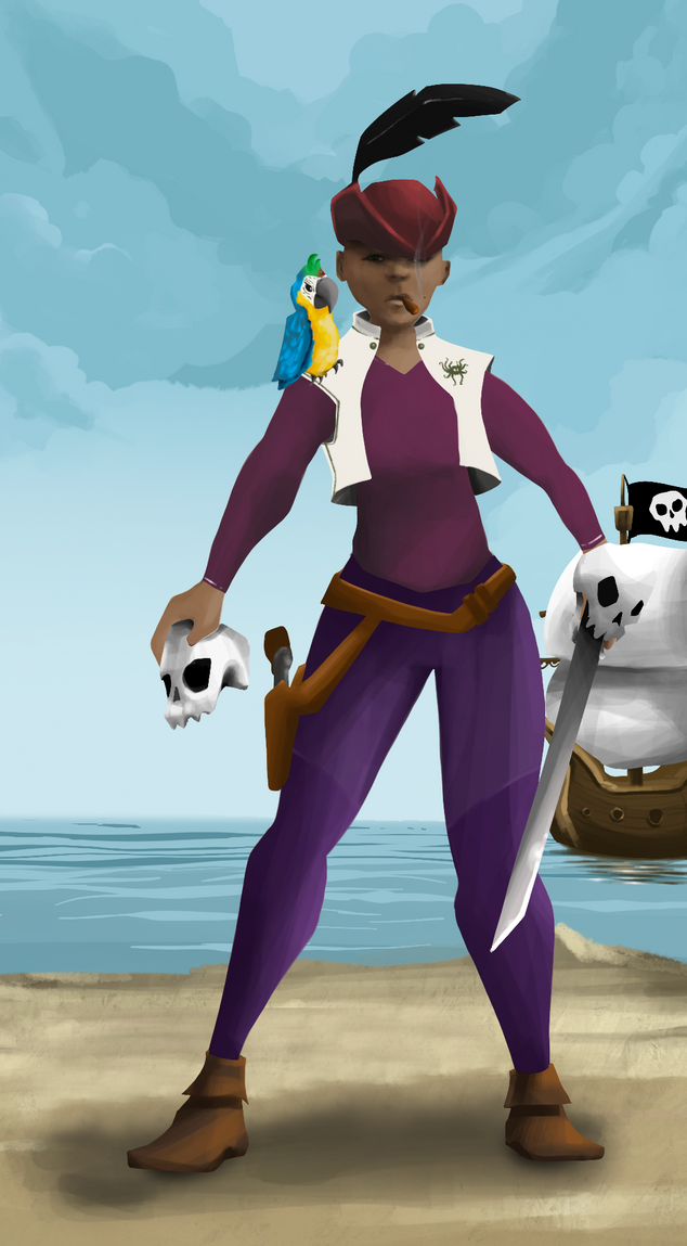 AlgoSeas Pirate #30933 NFT on Algorand