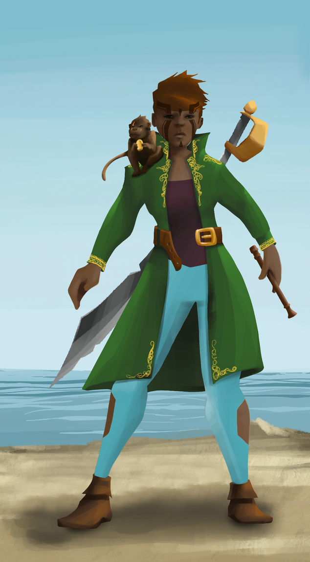 AlgoSeas Pirate #3095 NFT on Algorand