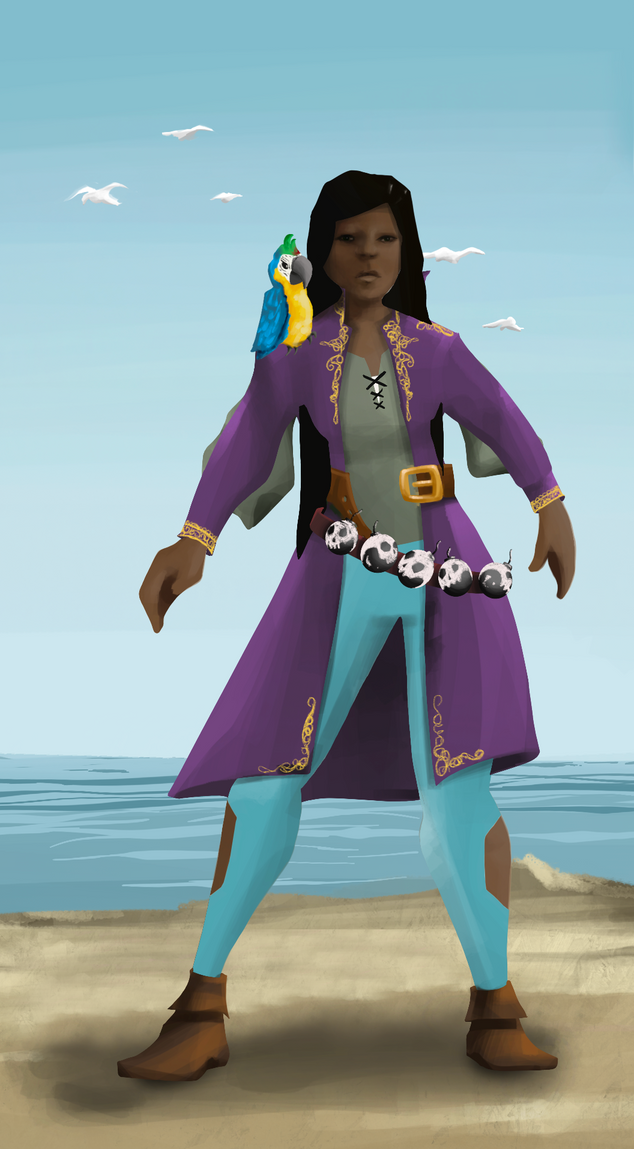 AlgoSeas Pirate #30984 NFT on Algorand