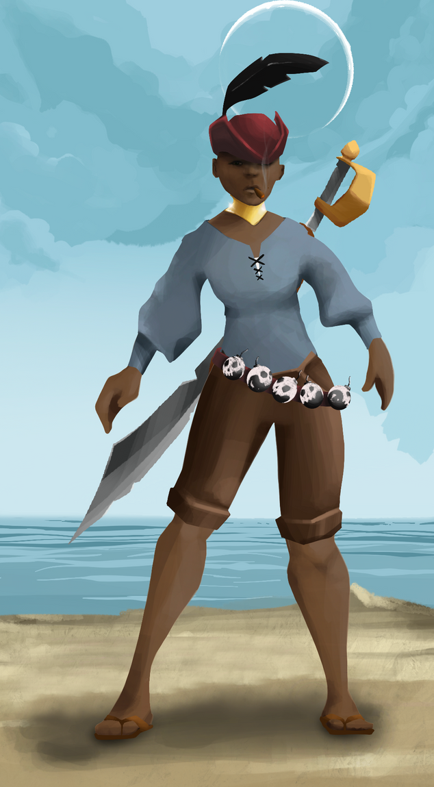 AlgoSeas Pirate #30990 NFT on Algorand