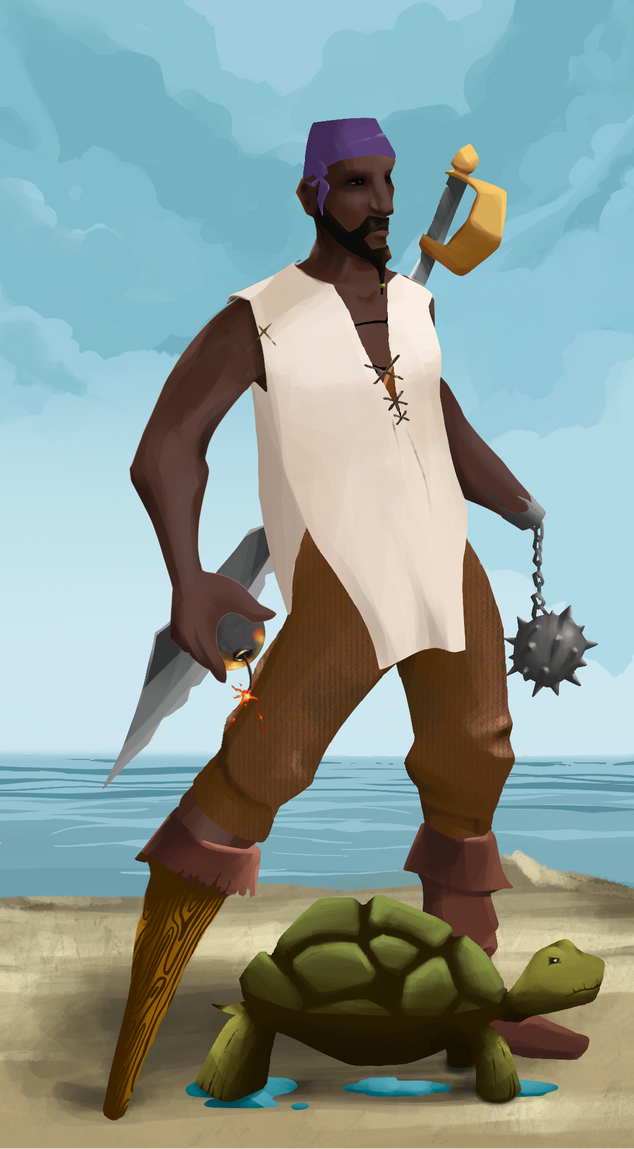 AlgoSeas Pirate #31015 NFT on Algorand