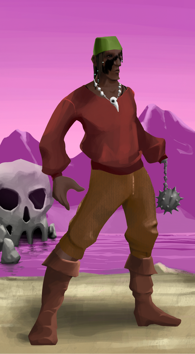 AlgoSeas Pirate #31017 NFT on Algorand